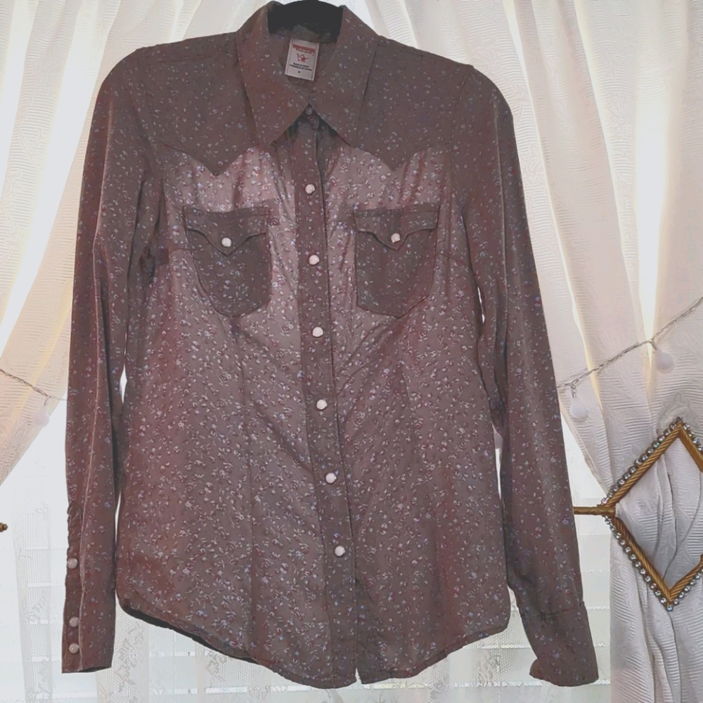 Snap Button Western True Religion Jeans shirt